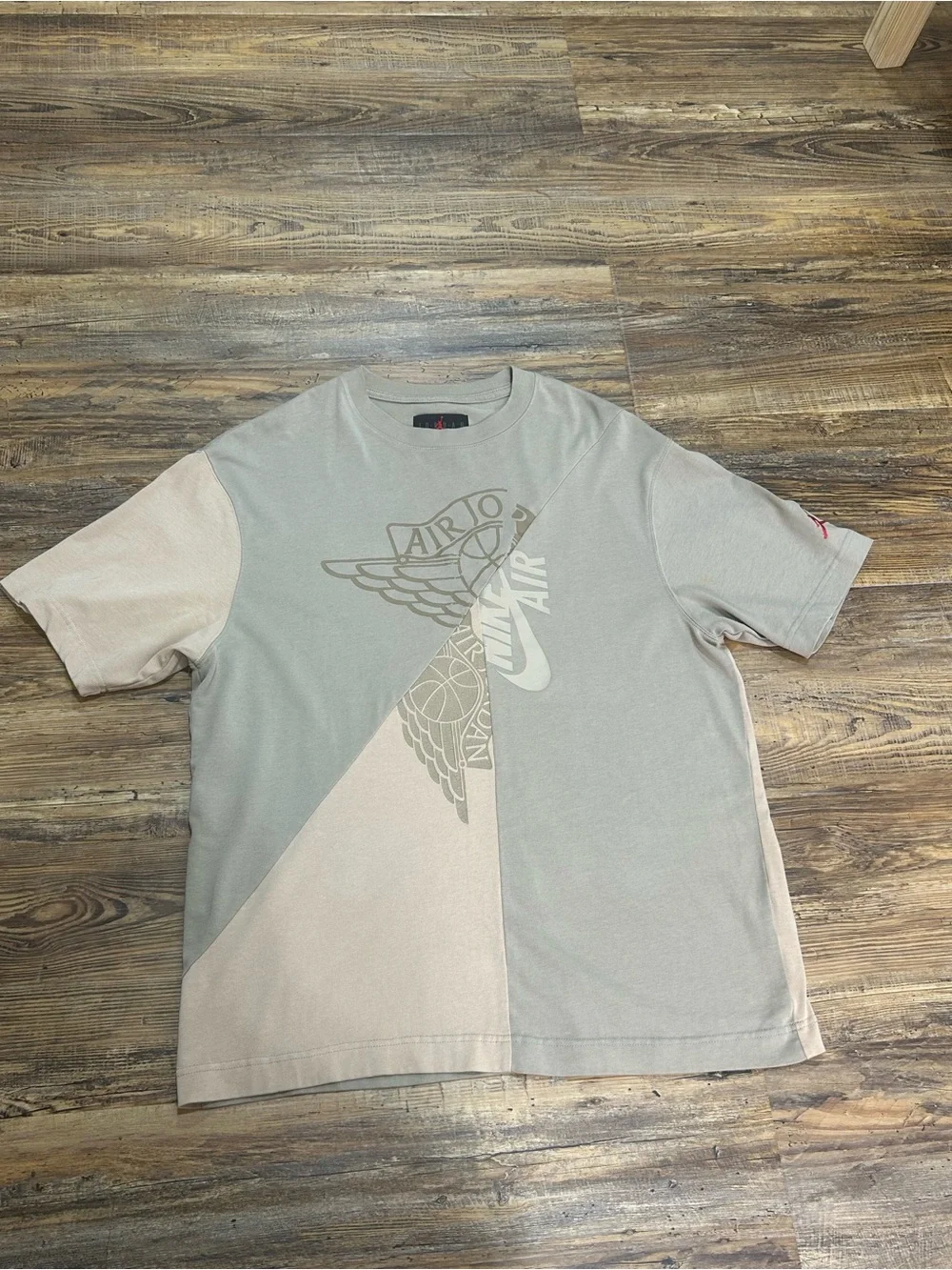 The Travis Scott Cactus Jack x Jordan T-Shirt in khaki